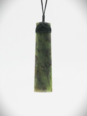 Moko Pounamu Toki NZ Genuine Hapopo Greenstone - Waiotahe