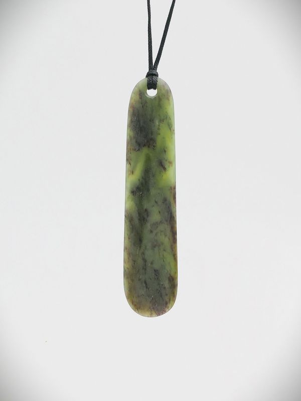 Moko Pounamu Roimata NZ Genuine Hapopo Greenstone - Matahi