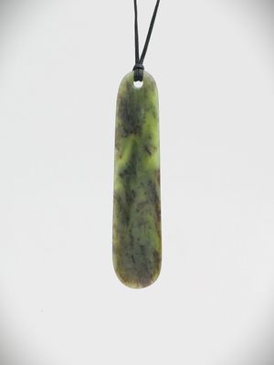 Moko Pounamu Roimata NZ Genuine Hapopo Greenstone - Matahi