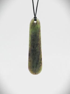Moko Pounamu Roimata NZ Genuine Hapopo Greenstone - Tawera Moko Pounamu Roimata NZ Genuine Hapopo Greenstone - Tawera