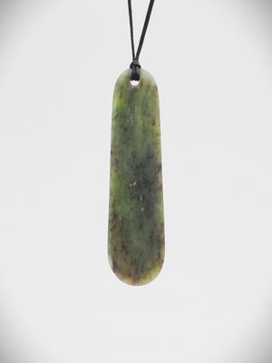 Moko Pounamu Roimata NZ Genuine Hapopo Greenstone - Ruatoki Moko Pounamu Roimata NZ Genuine Hapopo Greenstone - Ruatoki