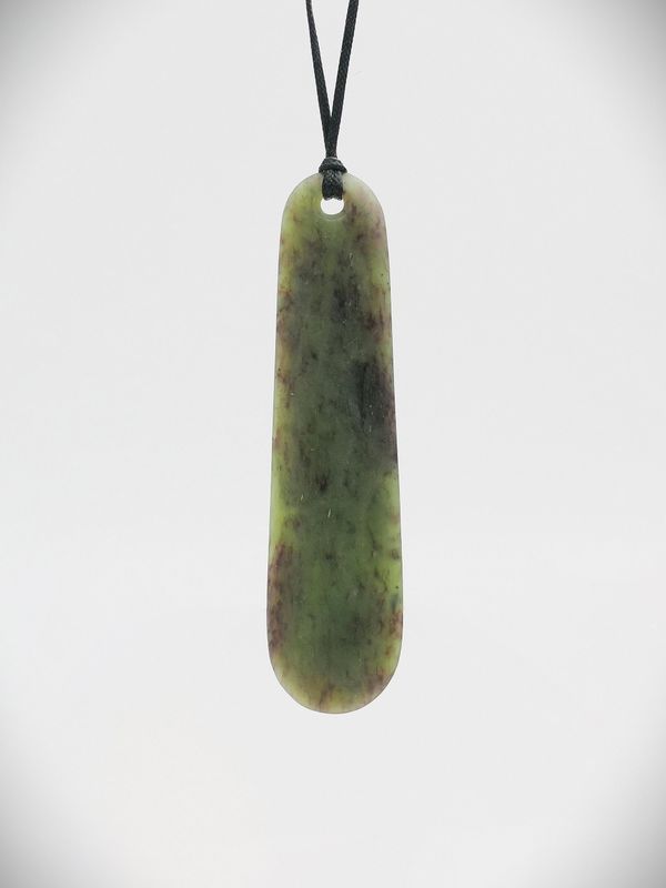 Moko Pounamu Roimata NZ Genuine Hapopo Greenstone - Taneatua