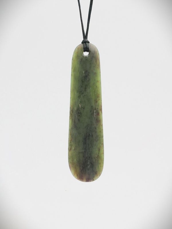 Moko Pounamu Roimata NZ Genuine Hapopo Greenstone - Hukutaia