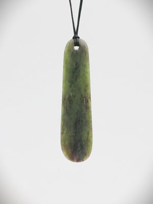 Moko Pounamu Roimata NZ Genuine Hapopo Greenstone - Hukutaia