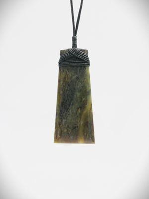 Moko Pounamu Toki NZ Genuine Hapopo Greenstone - Kahunui