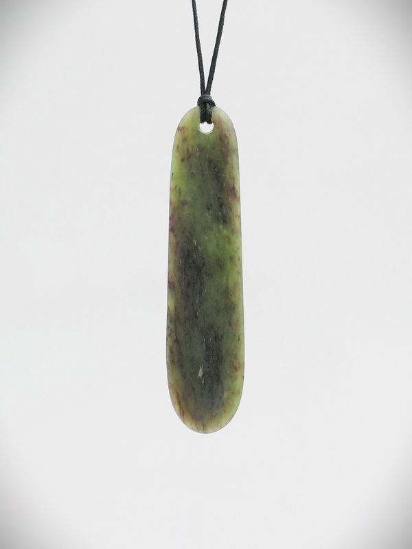 Moko Pounamu Roimata NZ Genuine Hapopo Greenstone - Whatatutu
