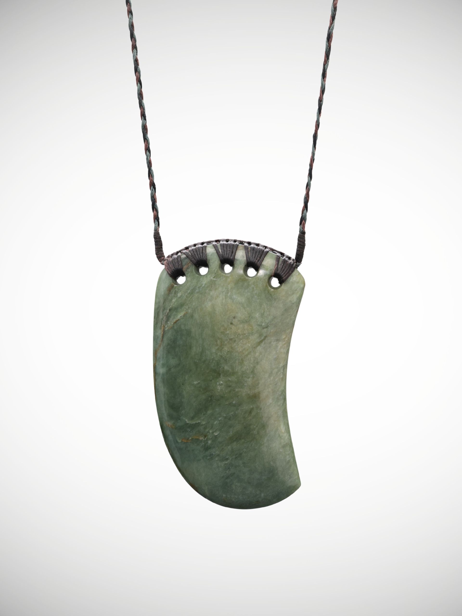 Moko Pounamu Rei Niho NZ Genuine Kahotea Greenstone - Moeroa