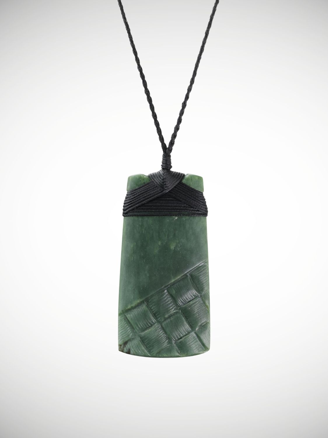 Moko Pounamu Toki Genuine NZ Kahotea Greenstone - Mokoroa