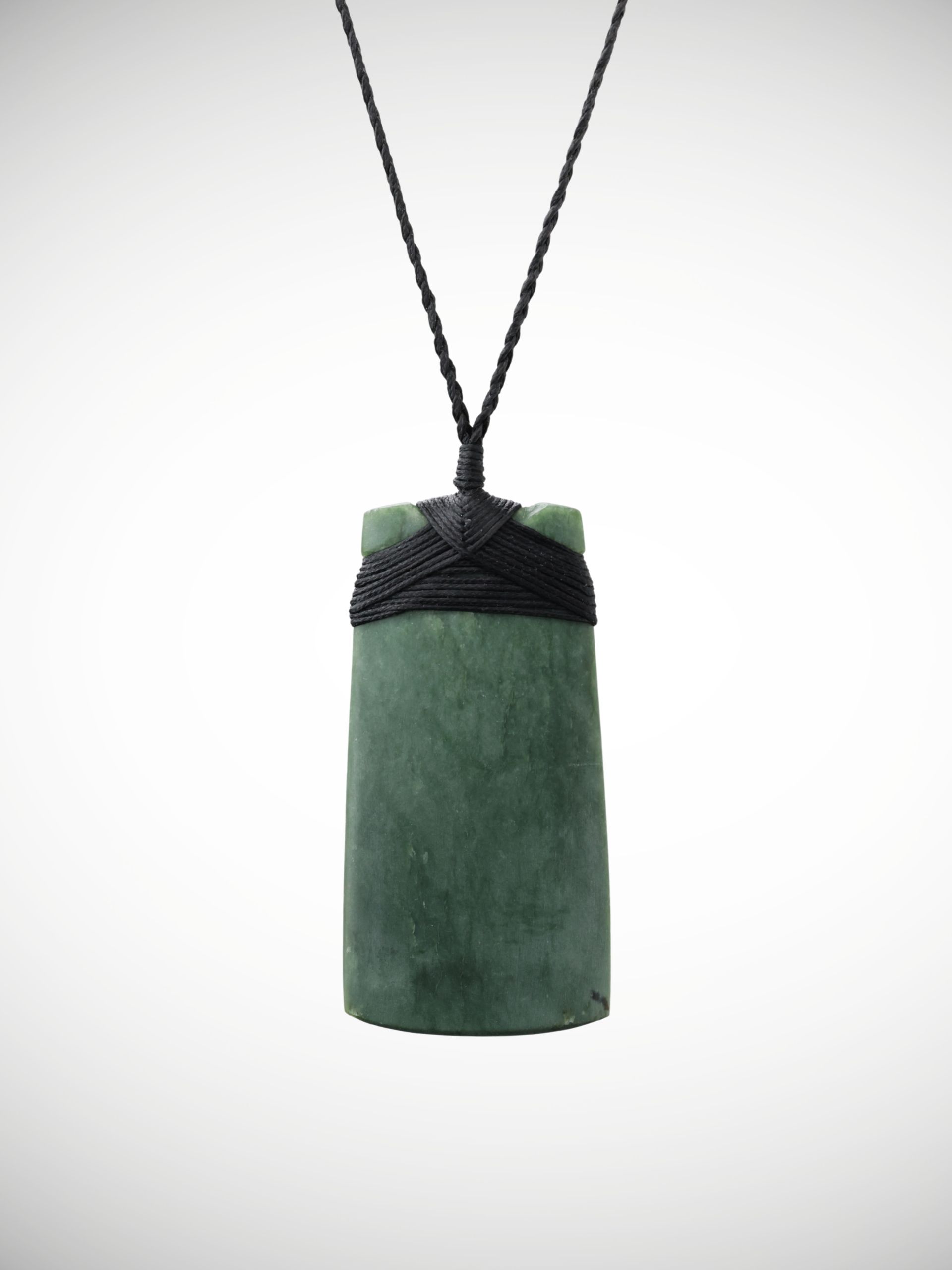 Moko Pounamu Toki Genuine NZ Kahotea Greenstone - Mokoroa