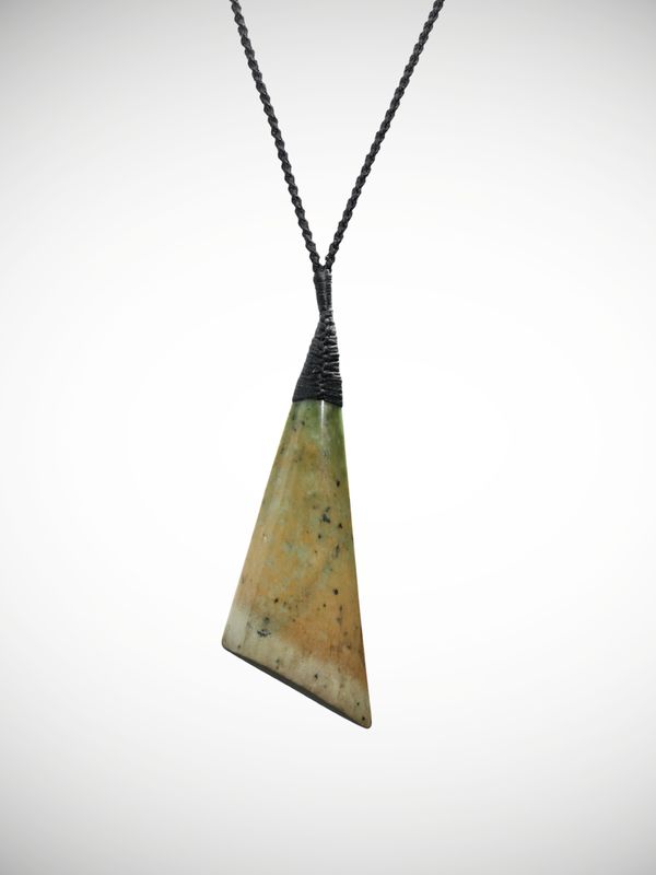 Moko Pounamu Toki NZ Genuine Raukaraka Greenstone - Ohauiti