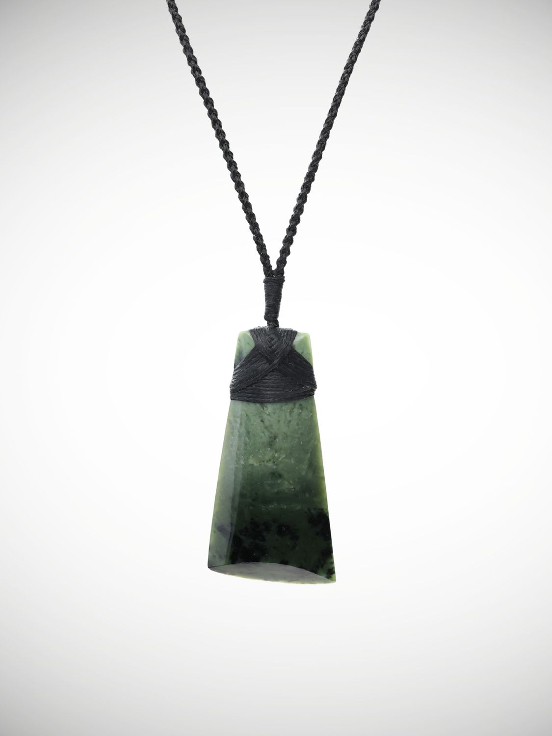 Moko Pounamu Toki Genuine NZ Kawakawa Greenstone - Ohoka