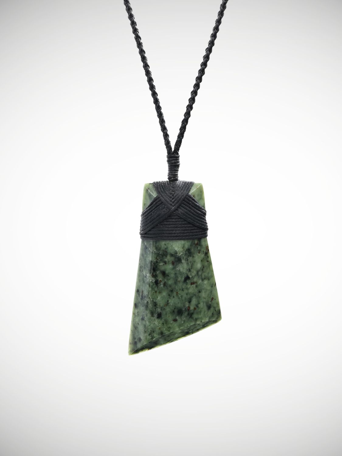 Moko Pounamu Toki NZ Genuine Kokopu Greenstone - Okarae