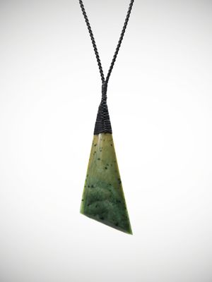 Moko Pounamu Toki NZ Genuine Raukaraka Greenstone - Otehei