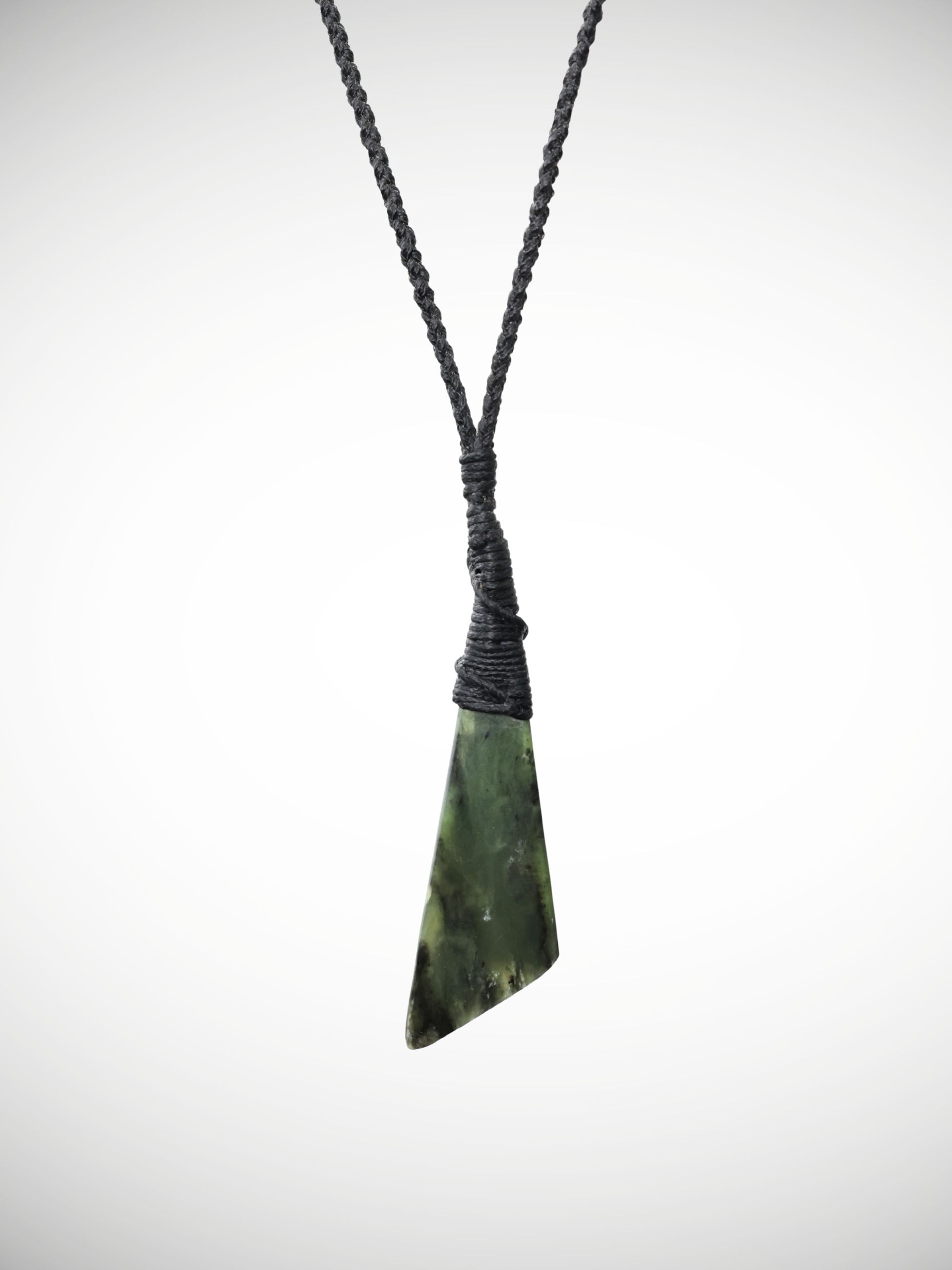Moko Pounamu Toki NZ Genuine Kawakawa Greenstone - Otakou