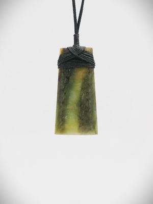 Moko Pounamu Toki NZ Genuine Hapopo Greenstone - Okiore Moko Pounamu Toki NZ Genuine Hapopo Greenstone - Okiore