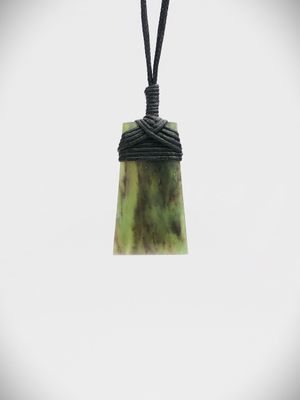 Moko Pounamu Toki NZ Genuine Hapopo Greenstone - Waiohau Moko Pounamu Toki NZ Genuine Hapopo Greenstone - Waiohau
