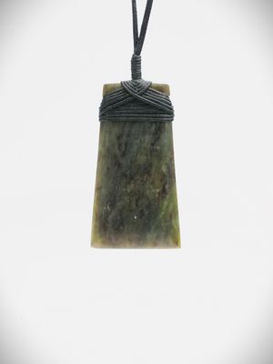 Moko Pounamu Toki NZ Genuine Hapopo Greenstone - Tanatana
