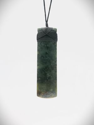 Moko Pounamu Toki NZ Genuine Hapopo Greenstone - Omataroa