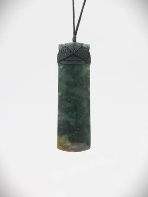 Moko Pounamu Toki NZ Genuine Hapopo Greenstone - Poroporo