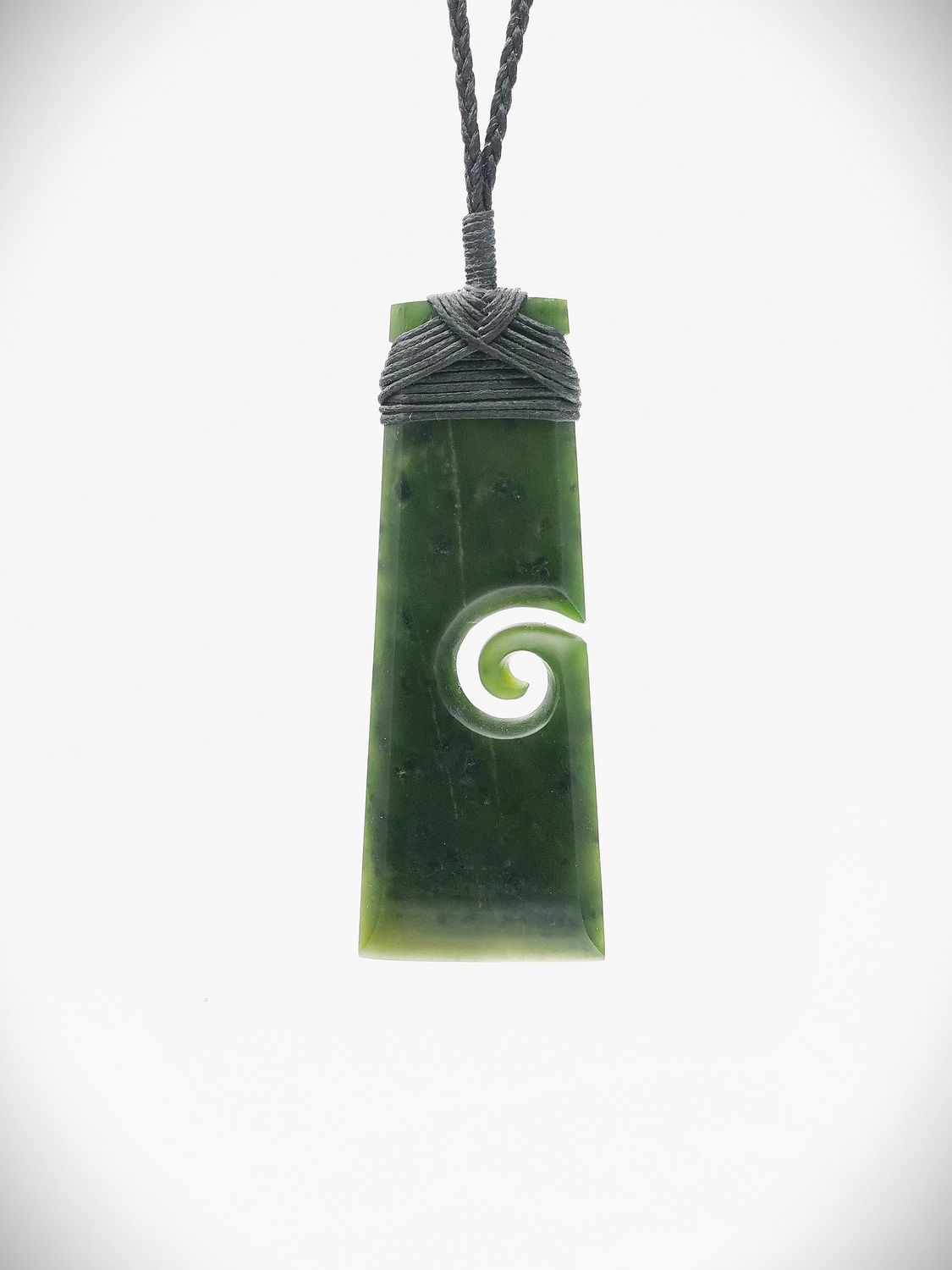 Moko Pounamu Toki NZ Genuine Hapopo Greenstone - Paroa