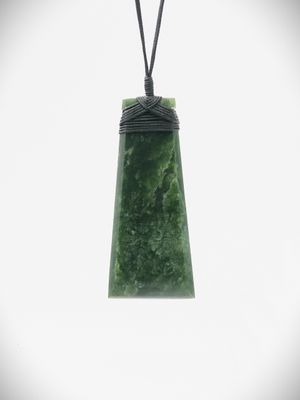 Moko Pounamu Toki NZ Genuine Hapopo Greenstone - Rotoiti
