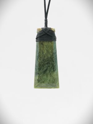 Moko Pounamu Toki NZ Genuine Hapopo Greenstone - Ohope
