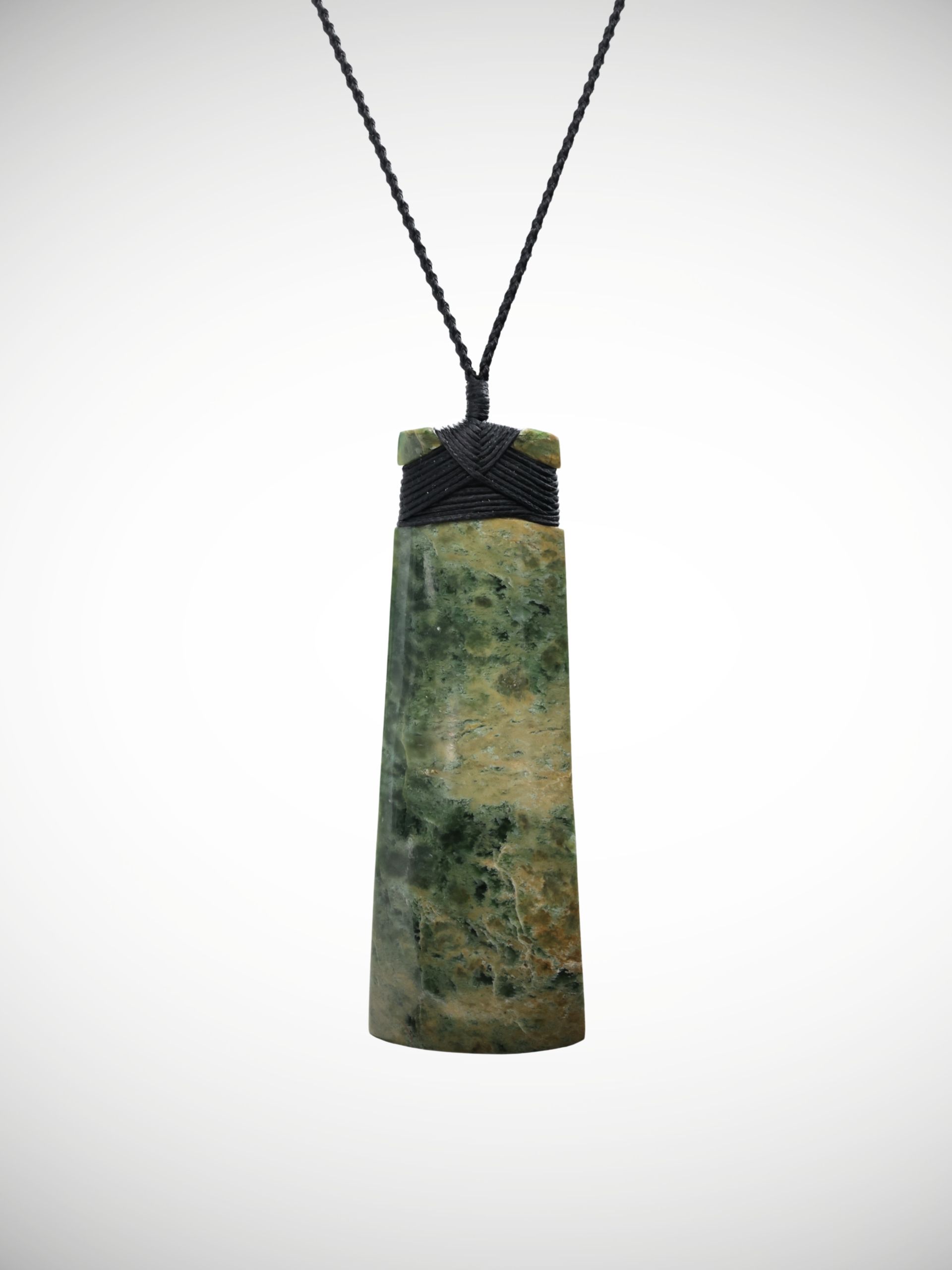 Moko Pounamu Toki NZ Genuine Kahotea Greenstone - Pukepoto