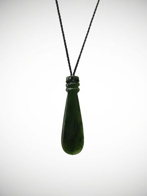 Moko Pounamu Mere Pendant Genuine NZ Kahurangi Greenstone - Kaihu
