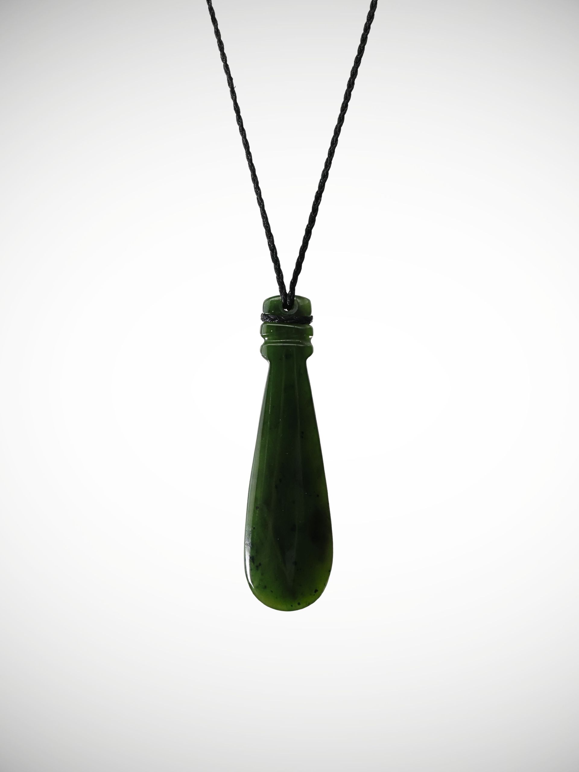 Moko Pounamu Mere Pendant Genuine NZ Kahurangi Greenstone - Kaihu