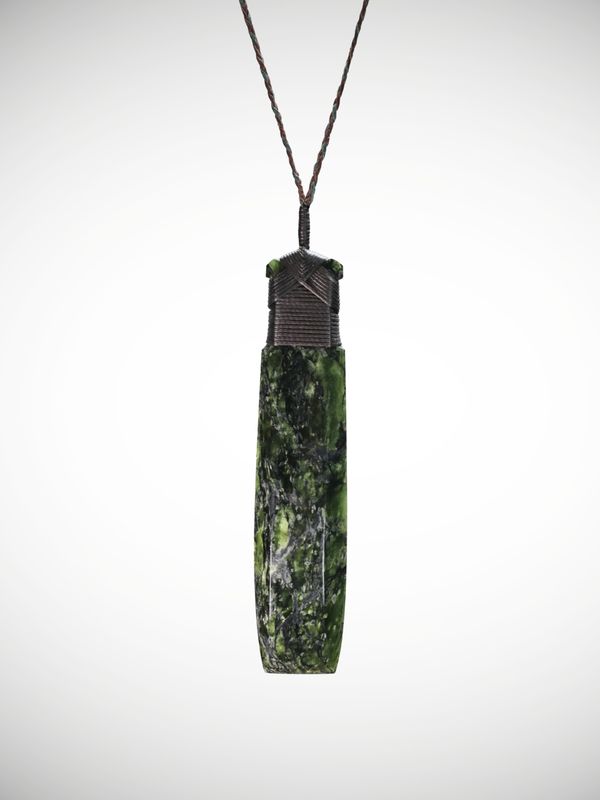 Moko Pounamu Toki Genuine NZ Douglas Creek Serpentinite Greenstone - Onuku