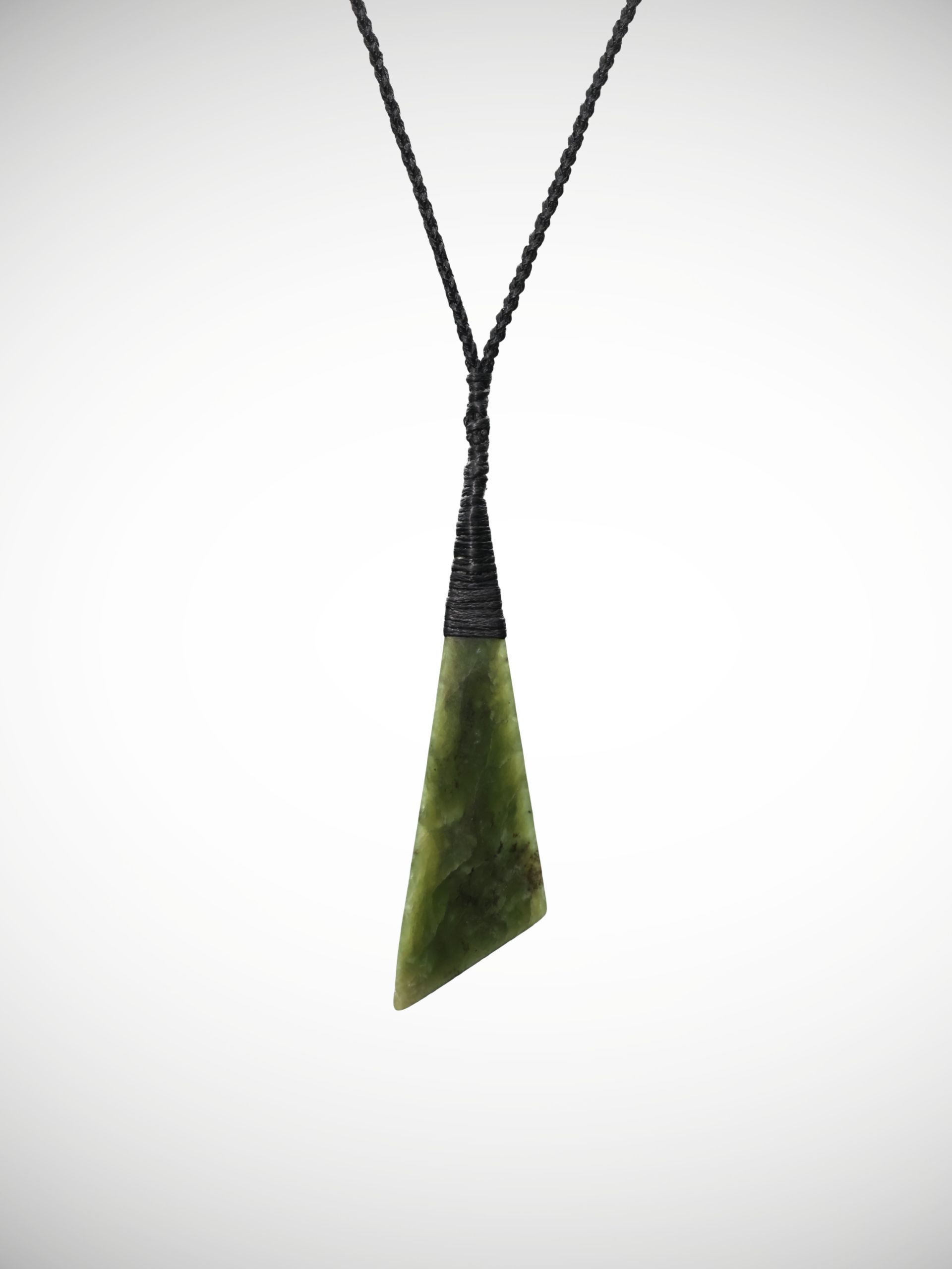 Moko Pounamu Toki Genuine NZ Kawakawa Greenstone - Omaha