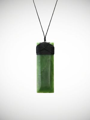 Moko Pounamu Toki Genuine NZ Kawakawa Greenstone - Ohinerehia