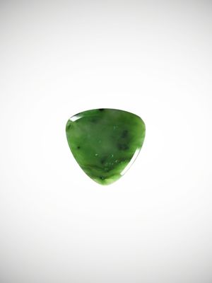 Moko Pounamu Guitar Pick Genuine NZ Kawakawa Greenstone  18148