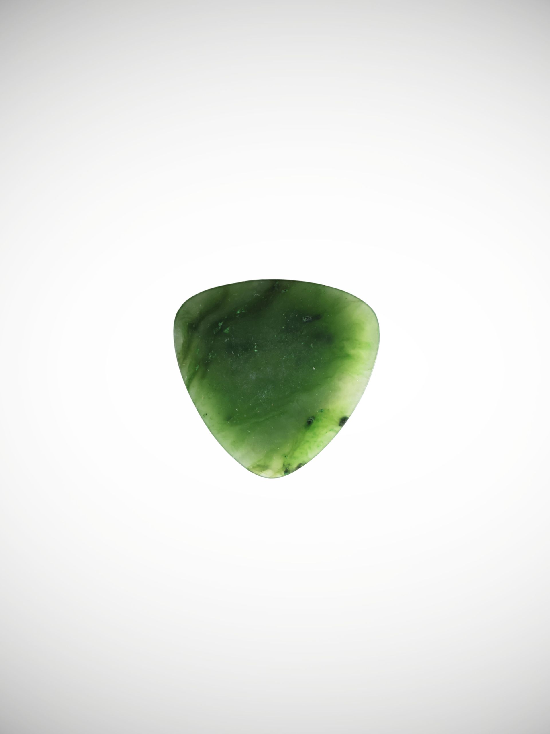 Moko Pounamu Guitar Pick Genuine NZ Kawakawa Greenstone  18148