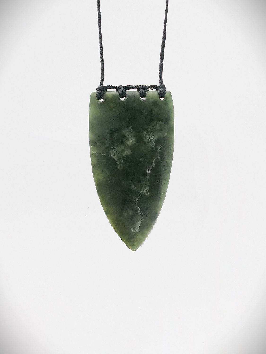 Moko Pounamu Rei Niho NZ Genuine Hapopo Greenstone - Manawahe Moko Pounamu Rei Niho NZ Genuine Hapopo Greenstone - Manawahe
