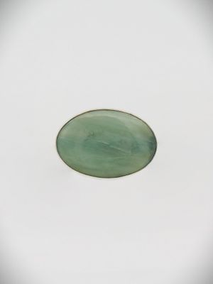 Moko Pounamu Oval Brooch Pīpīwharauroa Inanga Greenstone and Sterling Silver - Hamurana