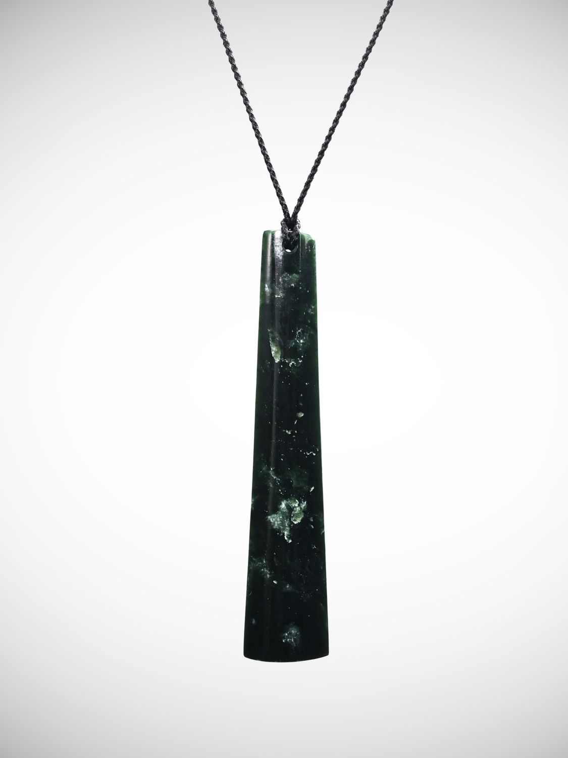 Moko Pounamu Kuru Genuine NZ Kawakawa Greenstone - Awanui