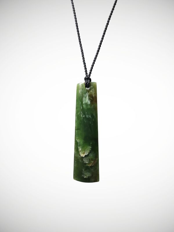Moko Pounamu Kuru Genuine NZ Kahotea Greenstone - Hukanui