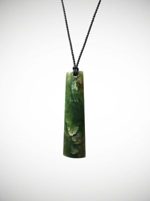 Moko Pounamu Kuru Genuine NZ Kahotea Greenstone - Hukanui