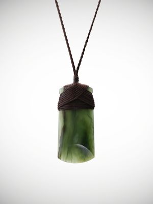 Moko Pounamu Toki Genuine NZ Kahurangi Greenstone - Opaku Moko Pounamu Toki Genuine NZ Kahurangi Greenstone - Opaku