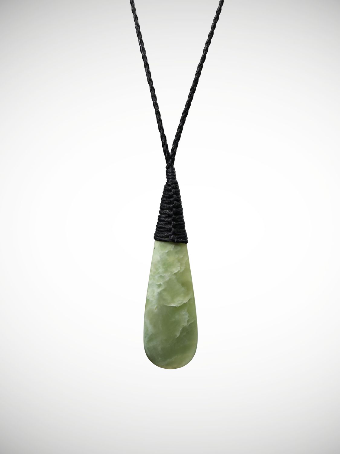 Moko Pounamu Roimata (Teardrop) NZ Genuine Kahotea Flower Greenstone - Opoe Moko Pounamu Roimata (Teardrop) NZ Genuine Kahotea Flower Greenstone - Opoe