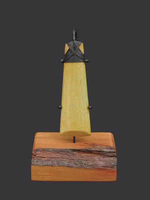 Moko Pounamu Toki NZ Genuine Raukaraka Greenstone - Rotorua Moko Pounamu Toki NZ Genuine Raukaraka Greenstone - Rotorua