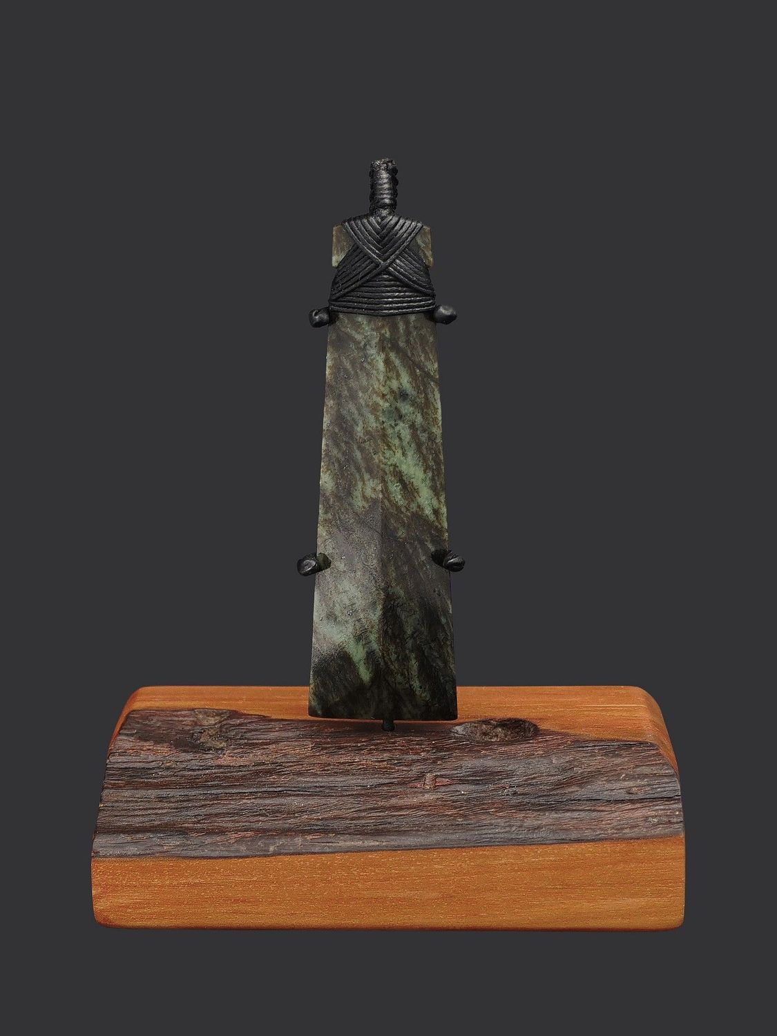 Moko Pounamu Toki NZ Genuine Totoweka Greenstone - Owhata Moko Pounamu Toki NZ Genuine Totoweka Greenstone - Owhata