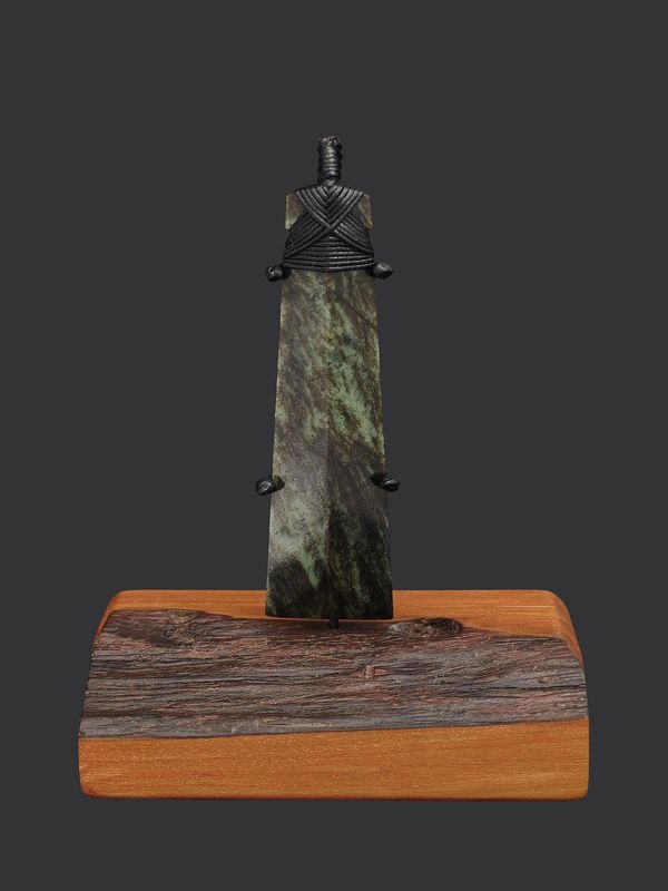 Moko Pounamu Toki NZ Genuine Totoweka Greenstone - Owhata