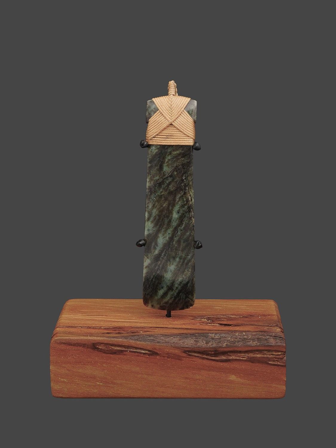 Moko Pounamu Toki NZ Genuine Totoweka Greenstone - Okareka Moko Pounamu Toki NZ Genuine Totoweka Greenstone - Okareka