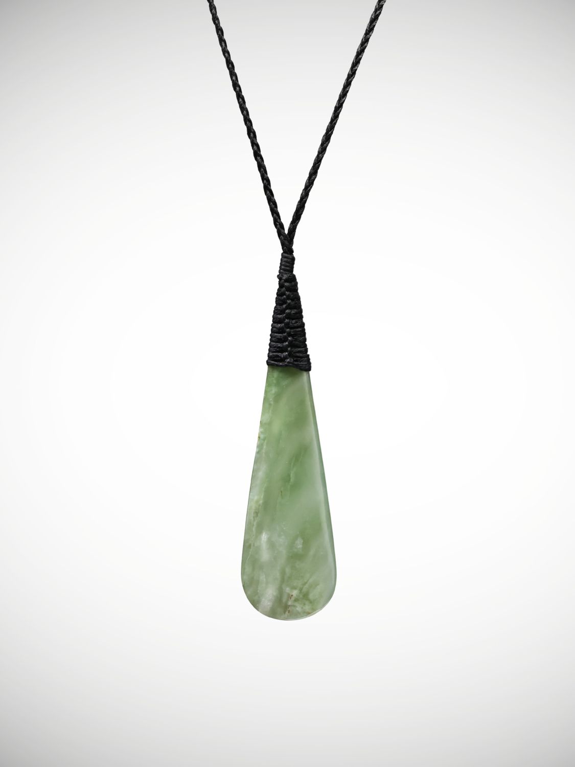 Moko Pounamu Roimata (Teardrop) Genuine NZ Kahotea Flower Greenstone - Ohaeawai Moko Pounamu Roimata (Teardrop) Genuine NZ Kahotea Flower Greenstone - Ohaeawai