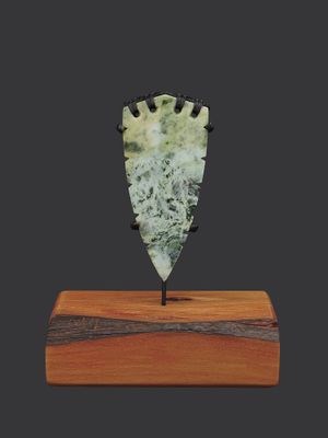 Moko Pounamu Rei Niho Genuine NZ Te Tau Ihu Nelson Kokopu Greenstone - Paengaroa