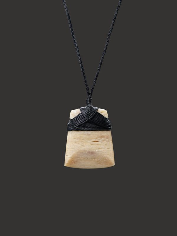 Moko Pounamu Toki Genuine Whale Bone Carving - Otiria