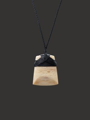 Moko Pounamu Toki Genuine Whale Bone Carving - Otiria