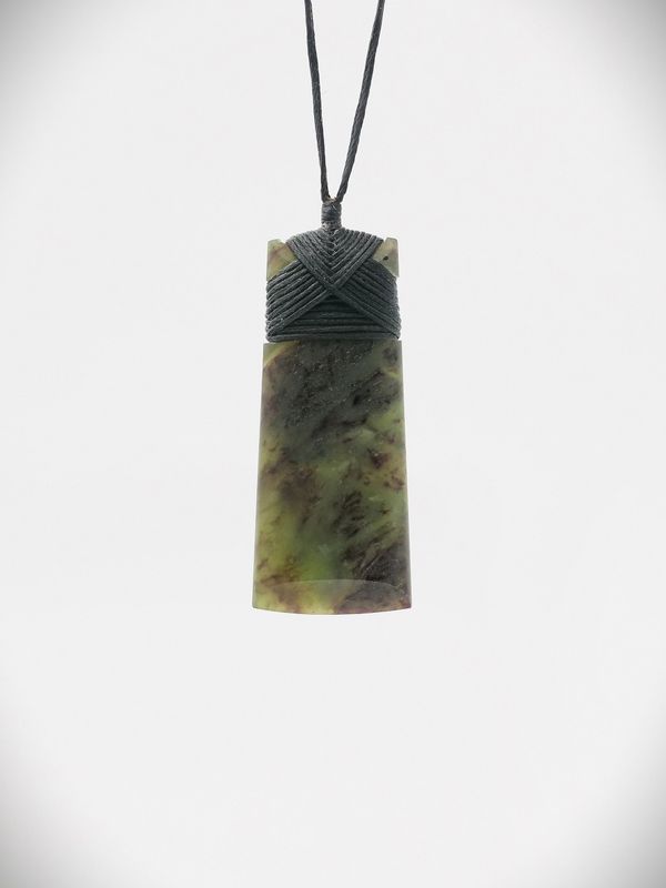 Moko Pounamu Toki NZ Genuine Hapopo Greenstone - Atiamuri